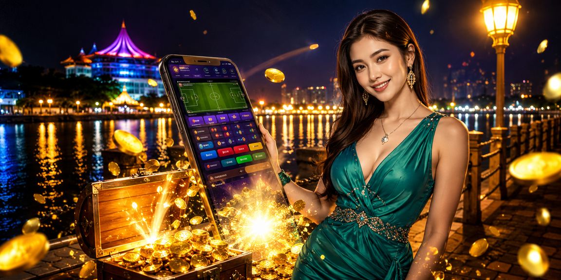 Pemain Malaysia mengakses platform kasino vip2 melalui aplikasi mudah alih